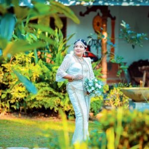 Althea Silk bridal gown — FIVA Gown dummy collection