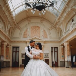 Evangeline Cathedral bridal gown — FIVA Gown dummy collection