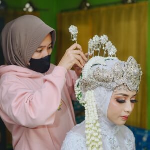 Zahra Ivory modest bridal gown — FIVA Gown dummy collection